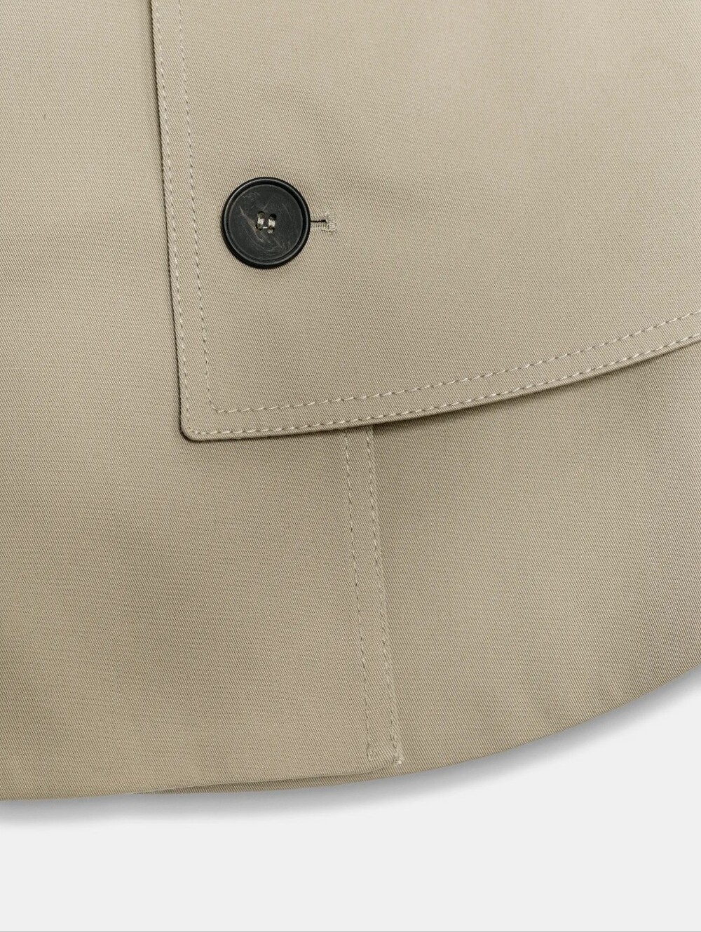 ZARA ZW COLLECTION LIMITED EDITION CROPPED TRENCH COAT - Picture 4 of 5